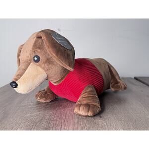 Snuggle Buddy Australia Dachshund Dog Plush Microwaveable Heat & Hug 14" Stuffed